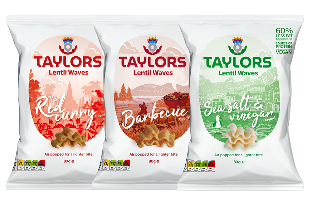 Taylors Lentil Waves are a healthy snack; with three great flavours to choose from.