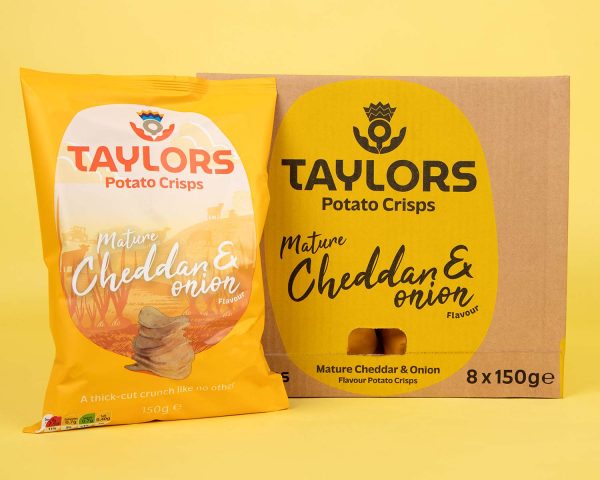 Mature Cheddar & Onion Flavour Potato Crisps - Image 3