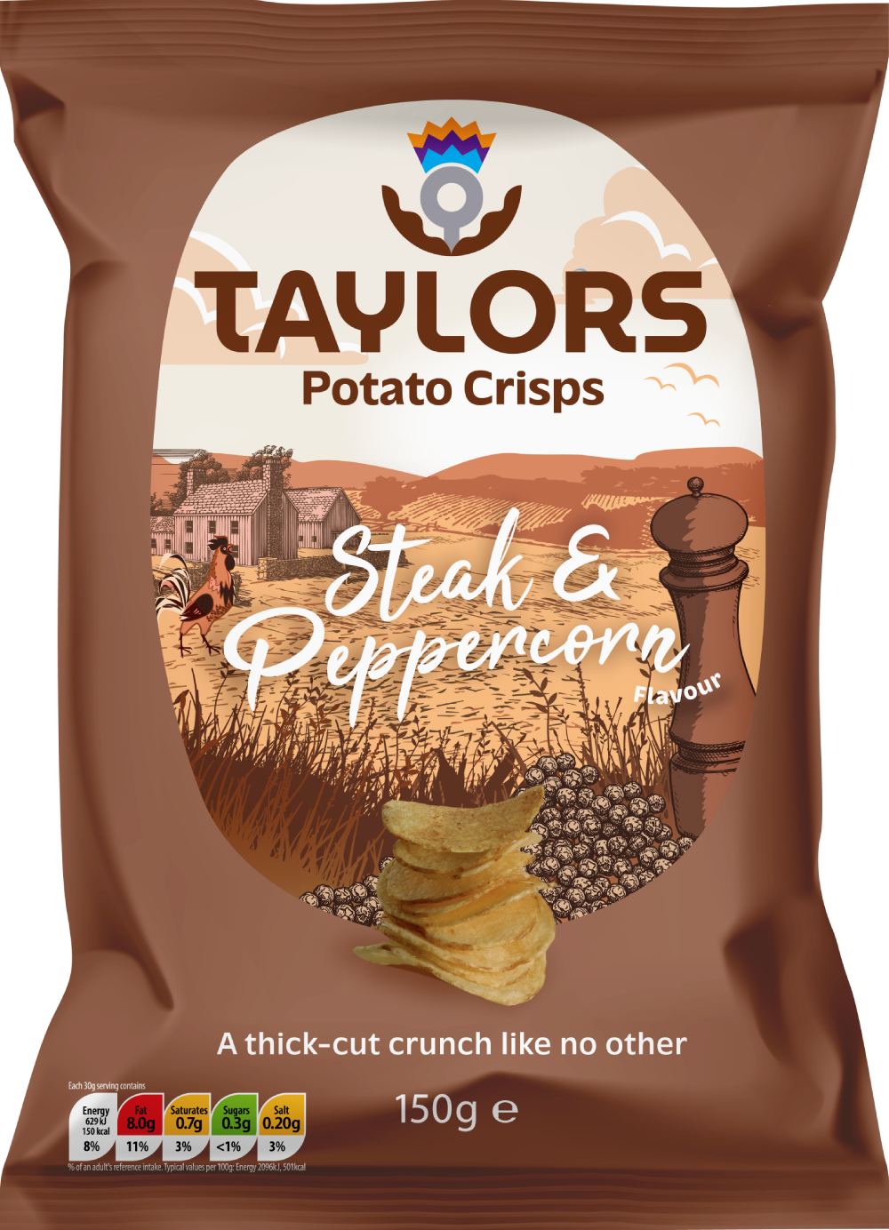 Steak & Peppercorn Flavour Crisps