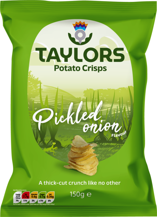 Pickled Onion Flavour Potato Crisps