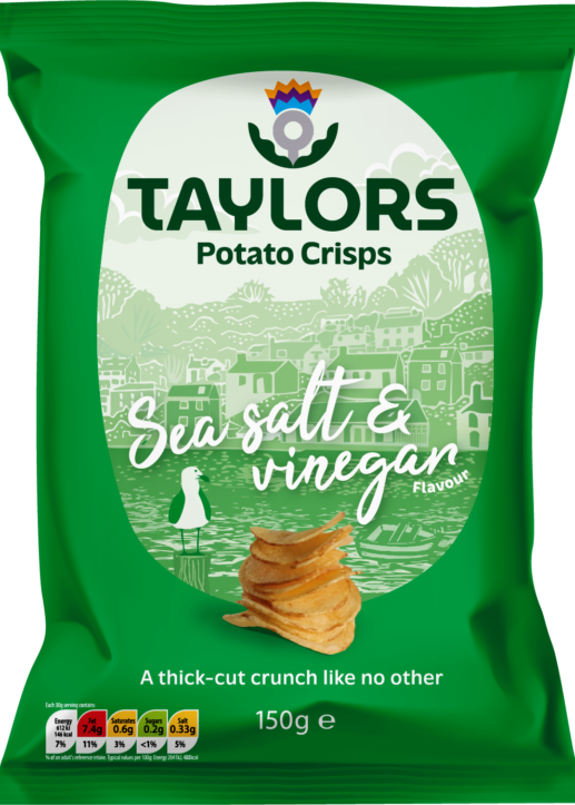 Tayto Salt And Vinegar Crisps From Ireland (8 X 35g Packs) / Total 280g - View #6