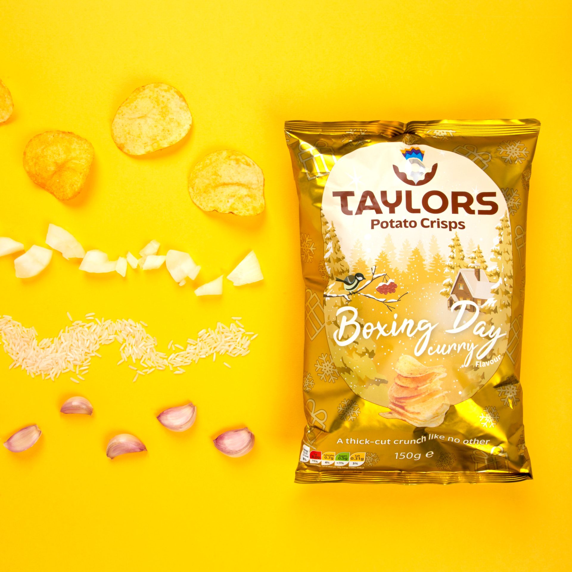 Taylors Boxing Day Curry crisps