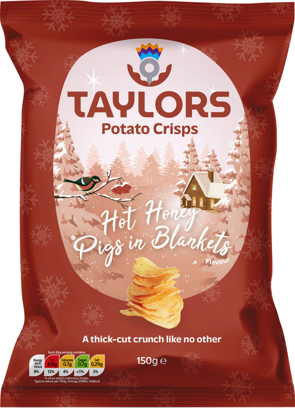 Festive Hot Honey Pigs In Blankets Flavour Potato Crisps