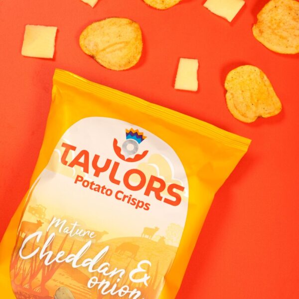 Mature Cheddar & Onion Flavour Potato Crisps - Image 2