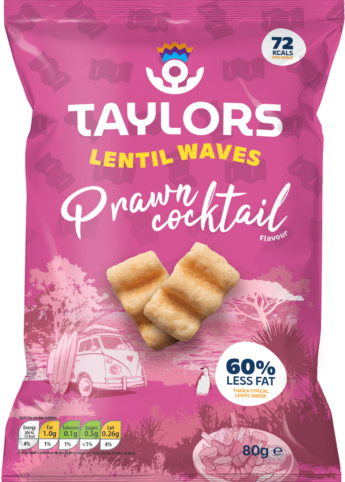 Taylors Prawn Cocktail Lentil Waves