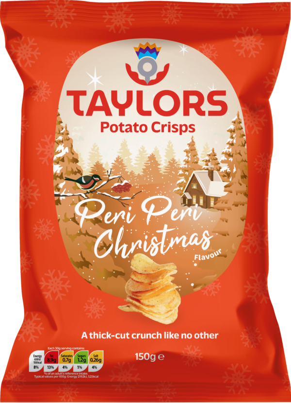 Taylors Peri Peri Christmas Flavour Straight Crisps